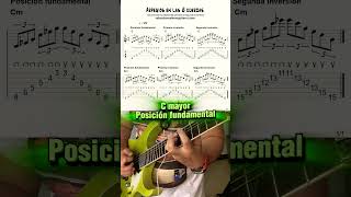 Cómo practicar arpegios en las 6 cuerdas de la guitarra [upl. by Evelunn]