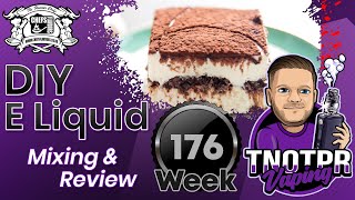 DIY E juice Mixing and Review Creamy Tiramisu By Dve [upl. by Najar872]