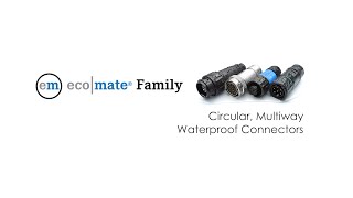 Amphenol Sine Systems  ecomate® Family of Circular Multiway Connectors [upl. by Doughty]