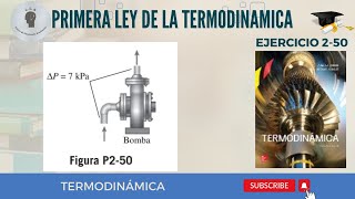 EJERCICIO DE LA PRIMERA LEY DE LA TERMODINÁMICA  250 CENGEL  CEA [upl. by Nomrac]