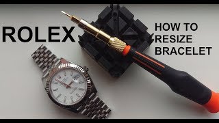 Rolex Watch Bracelet Resizing Screws [upl. by Seuqirdor]