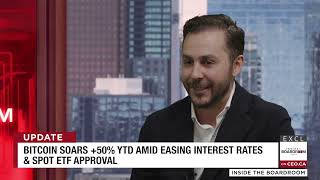 Bitcoin Soars 50 YTD Amid Easing Interest Rates amp Spot ETF Approval [upl. by Teri]