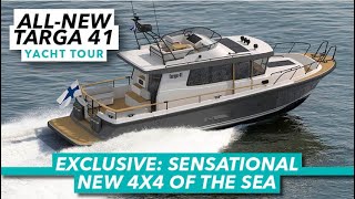 EXCLUSIVE Sensational new 4x4 of sea  Allnew Targa 41 tour  Motor Boat amp Yachting [upl. by Lombardo]