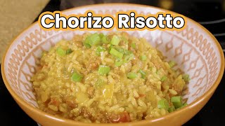 This EASY Spicy Chorizo Risotto is Mouthwatering [upl. by Annavaj]