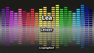 LEA  Leiser  Karaoke [upl. by Utter]