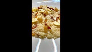 RISOTTO CAVOLFIORE E GUANCIALE per intenditori Shorts [upl. by Erodoeht]