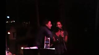 More Than Words  Nuno Bettencourt from Extreme plays his hit with Rihanna band singer at my gig [upl. by Notluf]