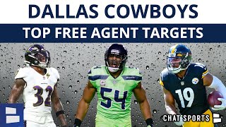 NFL Free Agency Cowboys Top 25 Free Agents Targets Ft Bobby Wagner amp Juju SmithSchuster [upl. by Ahsirahc]