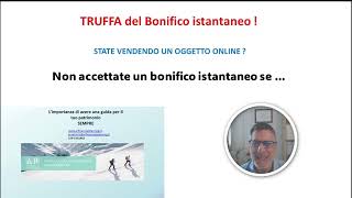 La truffa del Bonifico istantaneo [upl. by Aisinut]