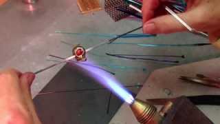 Lampwork Tutorial Silver Glass Striking Reducing amp Encasing Secrets [upl. by Calvina]