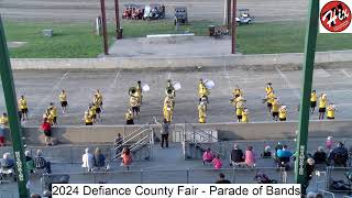 2024 Defiance County Fair  Parade of Bands [upl. by Aneela]