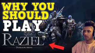 Raziel Dungeon Arena  Unlocking New Class  How To PVP  Diablo Copy [upl. by Ahsenal]