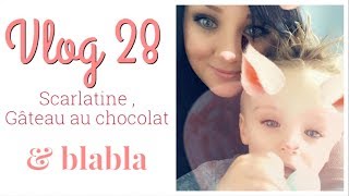 ✮ Vlog 28 Scarlatine gâteau au chocolat Martin vous fait visiter son univers amp blabla ✮ [upl. by Asilef]