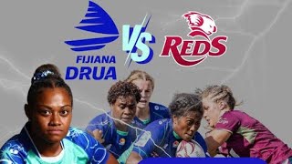 Fijiana Drua vs Queensland Reds Super W Rd 1 2024 [upl. by Ailero]