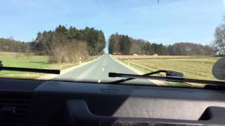 Mercedes G55 AMG Kickdown Sound Overtakes Onboard [upl. by Rica]