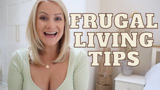 20 FRUGAL LIVING TIPS TO LIVE MORE FRUGALLY OR TO SAVE MONEY IN THE COST OF LIVING CRISIS 2023 [upl. by Weinhardt]