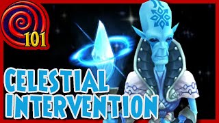 Wizard101 Celestial Intervention Spell Animation [upl. by Dam]