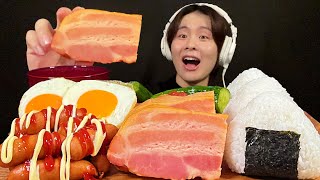 ASMR 燻製ベーコンで理想の朝食‼️【咀嚼音mukbangEating Sounds】【日本語字幕】 [upl. by Licha]