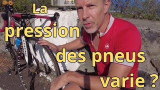 Variation de la pression des pneus [upl. by Odlareg]