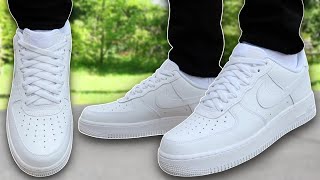 How To Diamond Lace Nike Air Force 1s  Featuring ‘AF1 Lows’ BEST WAY [upl. by Watkin308]