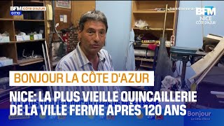 Faute de repreneur la plus vieille quincaillerie de Nice ferme après 120 ans dexistence [upl. by Amolap]