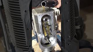 Rotary Valve Engine built from scratch It works [upl. by Aynom]