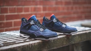 Air Jordan 4 Retro Winter quotLoyal Bluequot Review amp OnFeet [upl. by Charlotta230]