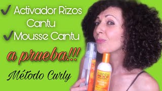 Pelo Rizado🌷 ACTIVADOR RIZOS CANTU  MOUSSE CANTU Aptos Método Curly Girl by Arantxa Miroir [upl. by Reamy292]