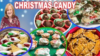 Christmas Candy Show 6 Different Recipes [upl. by Inimak137]