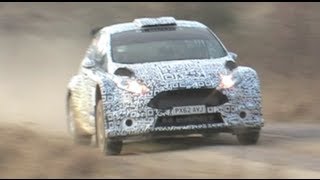 FORD FIESTA WRC S2400 R5 WORLD RALLY DEBUT [upl. by Lseil]