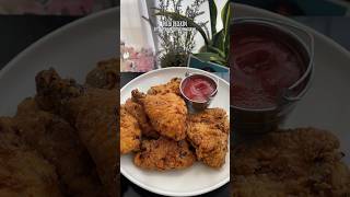 Fried chicken  recipe in comments friedchicken chickenrecipe asmr foodtube cripsy [upl. by Iidnarb693]