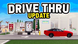 NEW DRIVE THRU UPDATE in Roblox Restaurant Tycoon 2 [upl. by Ailad]