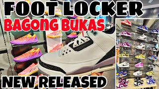 FOOT LOCKER BAGONG BUKASMARAMING NEW RELEASED JORDAN 1 AT DUNKS BASKETBALL SHOES SOLID MGA COLORWAY [upl. by Jasmina]