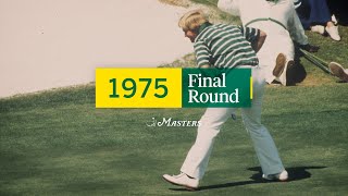 1975 Masters Tournament Final Round Broadcast [upl. by Rimhsak]