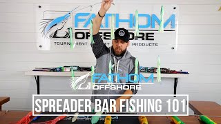 Spreader bar fishing 101 Intro to trolling squid spreader bars offshore [upl. by Lloyd]