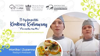 II Ogólnopolski Konkurs “Pieczarka ma Moc”  Monika i Zuzanna  quotHalibut pod pieczarkową kołderkąquot [upl. by Wolf194]