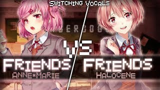 ◤Nightcore◢ ↬ FRIENDS Switching Vocals  HALOCENE COVER [upl. by Debby545]