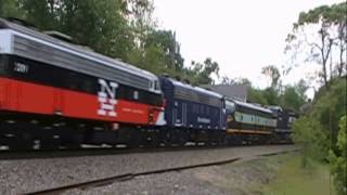 NS 043 Streamliners To Spencer Erie 833 PAR 1 New Haven 2019 [upl. by Nanny]