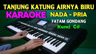 TANJUNG KATUNG  KARAOKE Nada Pria  CISDO  Lagu Melayu [upl. by Illak]