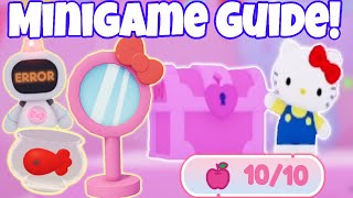 Mystery Museum Guide  50thAnniversary Minigame Tutorial  Roblox My Hello Kitty Cafe  Riivv3r [upl. by Adiazteb]