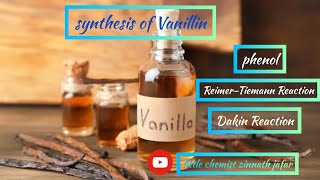 synthesis of Vanillin [upl. by Dnalyk]