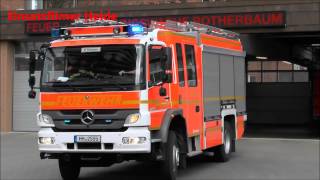 HLF BF Rohterbaum F13 Feuerwehr Hamburg Wachausfahrt ✔ [upl. by Hluchy]