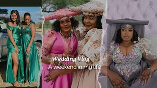 VLOG  Wedding Vlog Okarui inside💍❤️🫶🏽 Namibian YouTuber 🇳🇦🇳🇦 [upl. by Nolyarb]