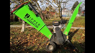 ZIPPER ZIHAEK4100 wood chipper part 2 [upl. by Dianthe]