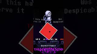 Dusttale The Genocides End Advanced Mode ACT  1 Cold Blood Complete [upl. by Ruyle]