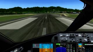 Boeing 787 emergency cockpit landing at St Marteen [upl. by Eseerehs]