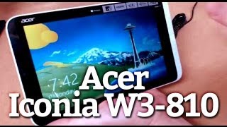 Prise en main  Acer Iconia W3810 [upl. by Navets446]