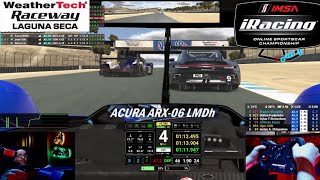 IMSA  LAGUNA SECA  iRacing  Acura ARX 06 [upl. by Grimbald]