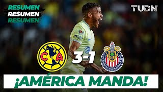 Resumen y goles  América 31 Chivas  Amistoso 2022  TUDN [upl. by Wohlen334]