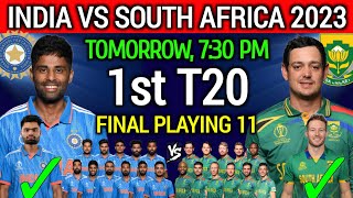 India vs South Africa 1st T20 Playing 11  India vs South Africa T20 Playing 11Ind vs Sa Playing 11 [upl. by Aracahs]